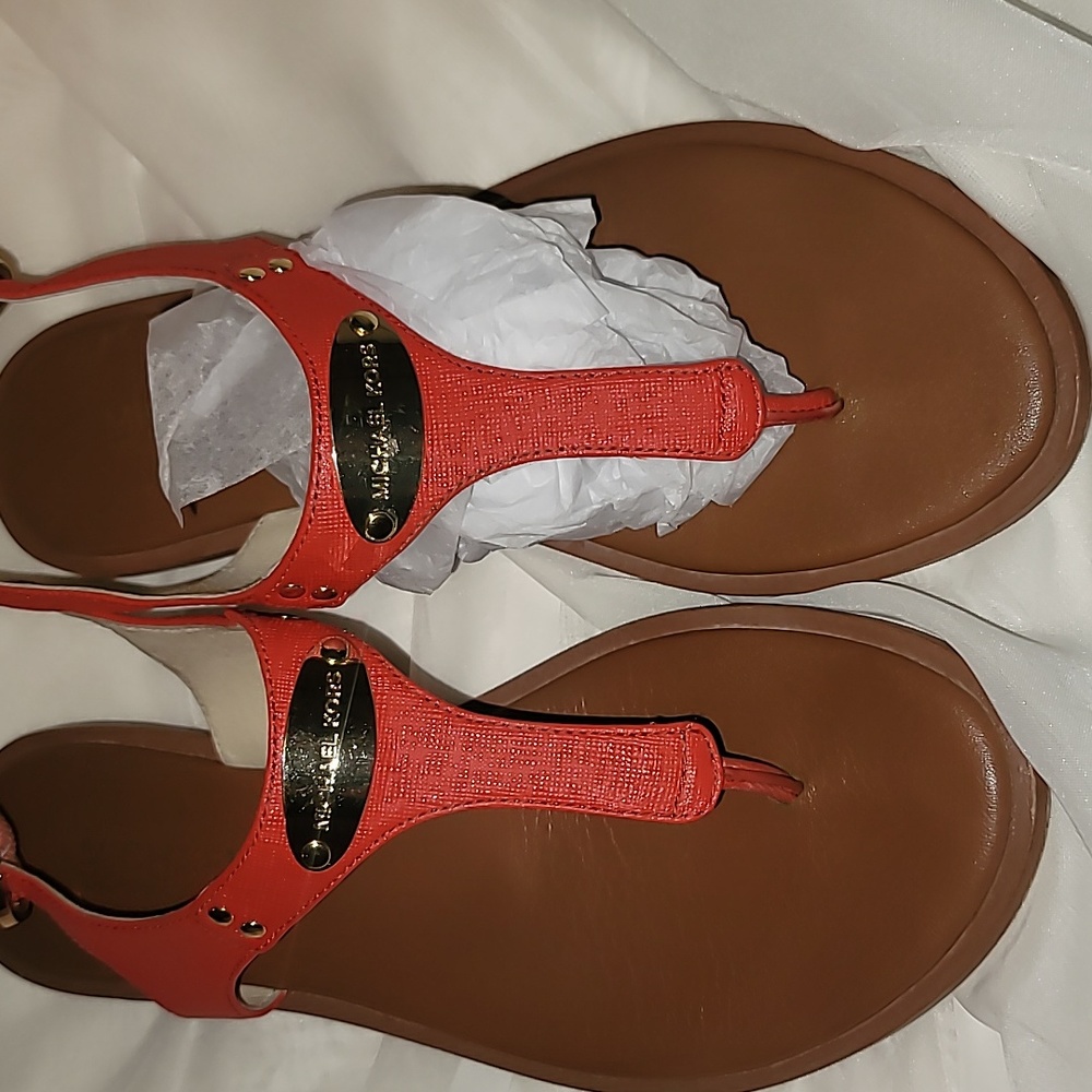 Michael Kors leather thong